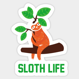 Funny Sloth Sticker